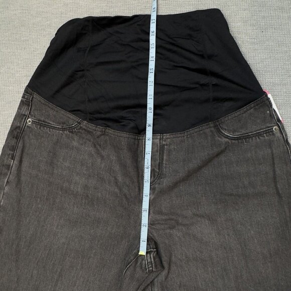 Isabel Maternity Boyfriend Black Jeans Ingrid Isabel Power Stretch Size 10 NWT - Picture 11 of 16